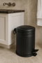 Hermia Cesta de Metal Negra 5000 ml